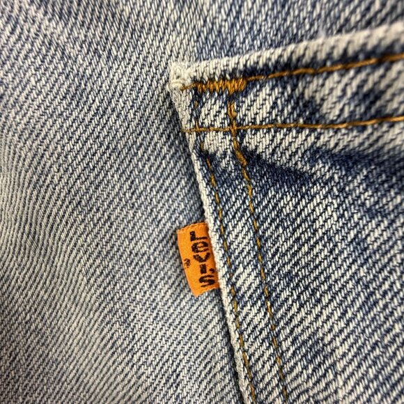 Vintage Levis 517 Jeans Mens 40x30 Blue Orange Tab Made in USA Straight Leg 90s - Picture 16 of 16